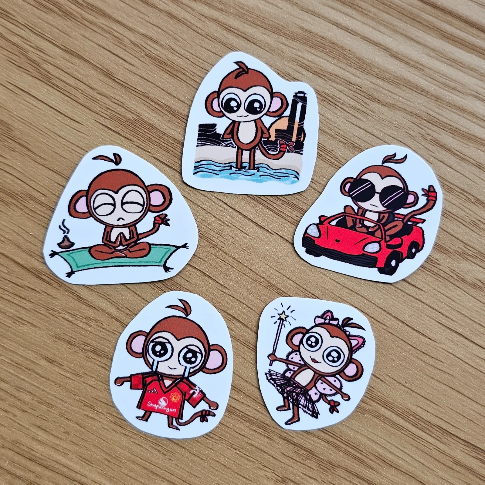 MONKKE FRIDAY 01 Sticker Pack